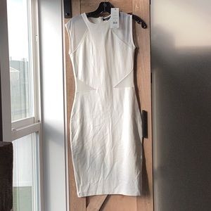 French Connection white bodycon dress